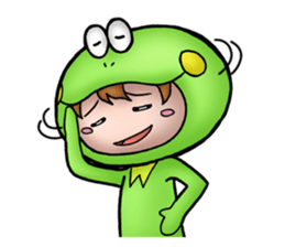Mog the Frog Boy sticker #14008060