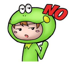Mog the Frog Boy sticker #14008061