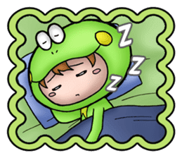 Mog the Frog Boy sticker #14008062