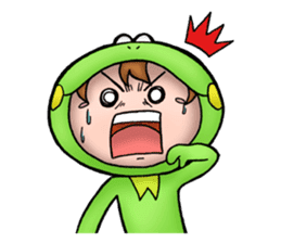 Mog the Frog Boy sticker #14008064