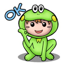 Mog the Frog Boy sticker #14008066