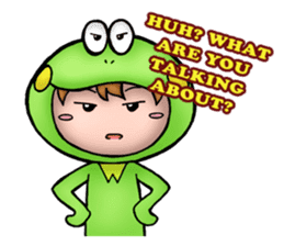 Mog the Frog Boy sticker #14008069