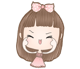 Meeny lovely girl sticker #14009427