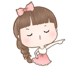 Meeny lovely girl sticker #14009438