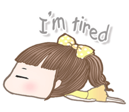 Meeny lovely girl sticker #14009440