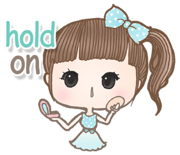 Meeny lovely girl sticker #14009443