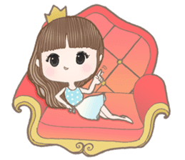 Meeny lovely girl sticker #14009444