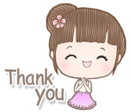 Meeny lovely girl sticker #14009450