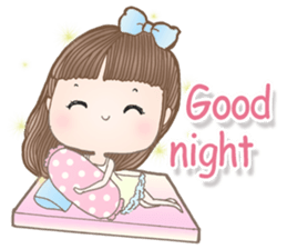 Meeny lovely girl sticker #14009452