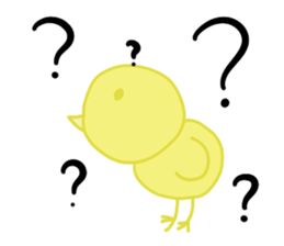 Cute chick Opine sticker #14009833