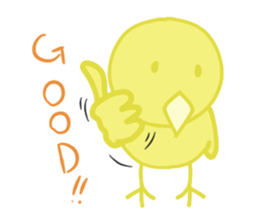 Cute chick Opine sticker #14009840