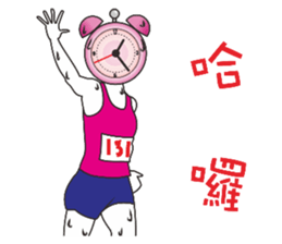 Marathon men and women sticker #14010072