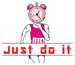 Marathon men and women sticker #14010076