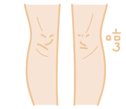 Let Knees Do The Talking sticker #14010191