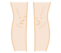 Let Knees Do The Talking sticker #14010192