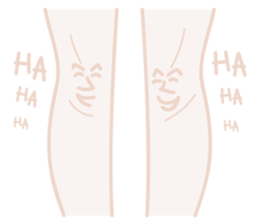 Let Knees Do The Talking sticker #14010197