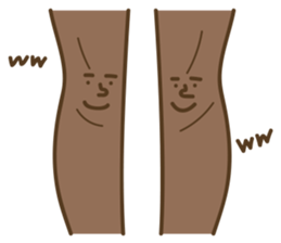 Let Knees Do The Talking sticker #14010198