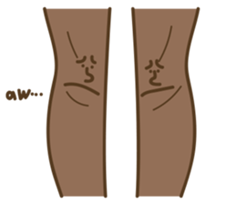 Let Knees Do The Talking sticker #14010200
