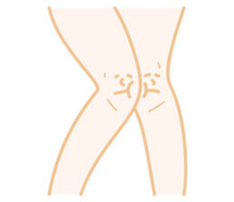 Let Knees Do The Talking sticker #14010207