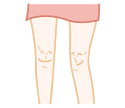 Let Knees Do The Talking sticker #14010210
