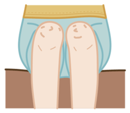 Let Knees Do The Talking sticker #14010226