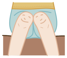 Let Knees Do The Talking sticker #14010229