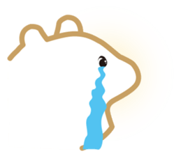 Working polar bear KUMAKEY sticker #14010304