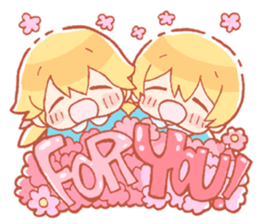 Kindergarten children of twins Sticker sticker #14010815