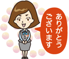 JTB staff character MOMI. sticker #14011526