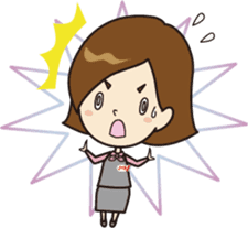 JTB staff character MOMI. sticker #14011528