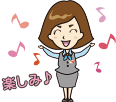 JTB staff character MOMI. sticker #14011529