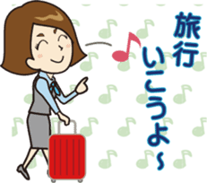 JTB staff character MOMI. sticker #14011542