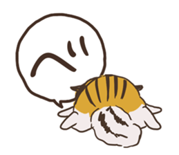 Hiragana in animal 's 50 sound Part 2 sticker #14011680