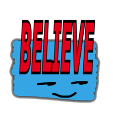 Trendy positive and negative word game-3 sticker #14011954