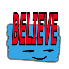 Trendy positive and negative word game-3 sticker #14011954