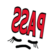 Trendy positive and negative word game-3 sticker #14011959