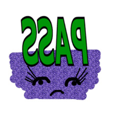 Trendy positive and negative word game-3 sticker #14011963