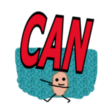 Trendy positive and negative word game-3 sticker #14011964