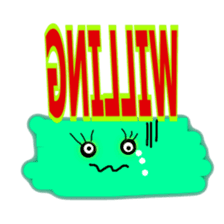 Trendy positive and negative word game-3 sticker #14011967