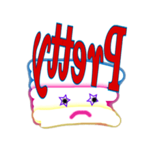 Trendy positive and negative word game-3 sticker #14011973