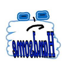 Trendy positive and negative word game-3 sticker #14011979