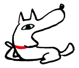 Dog's everyday feelings 01 sticker #14012007