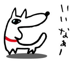 Dog's everyday feelings 01 sticker #14012010