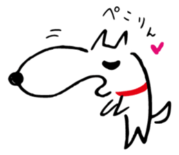 Dog's everyday feelings 01 sticker #14012013