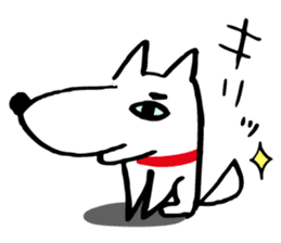 Dog's everyday feelings 01 sticker #14012014