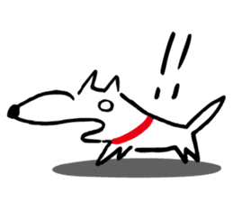 Dog's everyday feelings 01 sticker #14012020