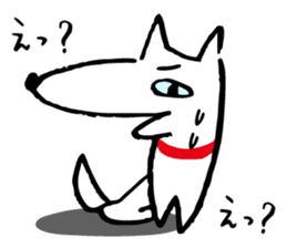 Dog's everyday feelings 01 sticker #14012021