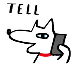 Dog's everyday feelings 01 sticker #14012022