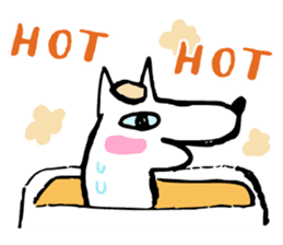 Dog's everyday feelings 01 sticker #14012023