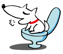 Dog's everyday feelings 01 sticker #14012024